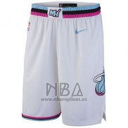 Pantalone Miami Heat Ciudad 2017-18 Blanco