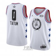 Camiseta All Star 2019 Boston Celtics Jayson Tatum NO 0 Blanco