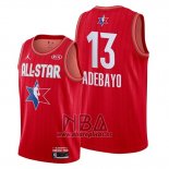 Camiseta All Star 2020 Miami Heat Bam Adebayo NO 13 Rojo