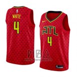 Camiseta Atlanta Hawks Andrew White NO 4 Statement 2018 Rojo