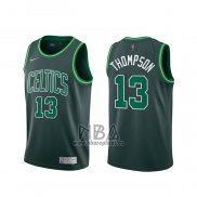 Camiseta Boston Celtics Tristan Thompson NO 13 Earned 2020-21 Verde