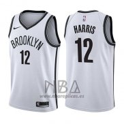 Camiseta Brooklyn Nets Joe Harris NO 12 Association 2017-18 Blanco