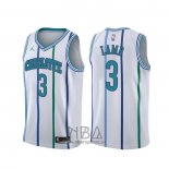 Camiseta Charlotte Hornets Jeremy Lamb NO 3 Classic Blanco