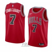 Camiseta Chicago Bulls Timothe Luwawu-Cabarrot NO 7 Icon 2018 Rojo