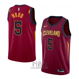 Camiseta Cleveland Cavaliers Rodney Hood NO 5 Icon 2018 Rojo