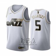 Camiseta Golden Edition Utah Jazz Jarrell Brantley NO 5 2019-20 Blanco