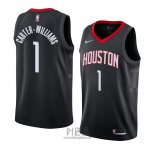 Camiseta Houston Rockets Michael Carter-Williams NO 1 Statement 2017-18 Negro