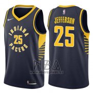 Camiseta Indiana Pacers Al Jefferson NO 25 Icon 2017-18 Azul