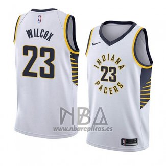 Camiseta Indiana Pacers C.j. Wilcox NO 23 Association 2018 Blanco