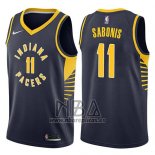 Camiseta Indiana Pacers Domantas Sabonis NO 11 Icon 2017-18 Azul