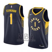 Camiseta Indiana Pacers Lance Stephenson NO 1 Icon 2018 Azul