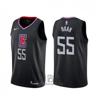 Camiseta Los Angeles Clippers Joakim Noah NO 55 Statement Negro