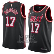 Camiseta Miami Heat Rodney McGruder NO 17 Classic 2018 Negro