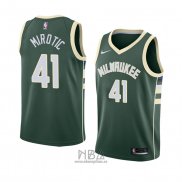 Camiseta Milwaukee Bucks Nikola Mirotic NO 41 Icon 2018 Verde