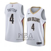 Camiseta New Orleans Pelicans Elfrid Payton NO 4 Association 2018 Blanco