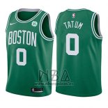 Camiseta Nino Boston Celtics Jayson Tatum NO 0 Icon 2017-18 Verde