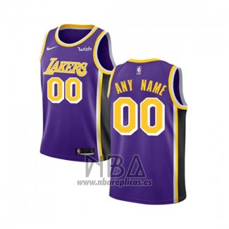 Camiseta Nino Los Angeles Lakers Personalizada Statement 2018-19 Violeta