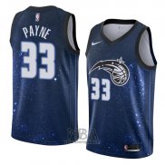 Camiseta Orlando Magic Adreian Payne NO 33 Ciudad 2018 Azul