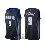 Camiseta Orlando Magic Nikola Vucevic NO 9 Statement Negro