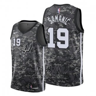 Camiseta San Antonio Spurs Luka Samanic NO 19 Ciudad 2019-20 Camuflaje