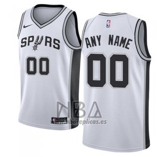 Camiseta San Antonio Spurs Personalizada 2017-18 Blanco