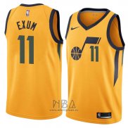 Camiseta Utah Jazz Dante Exum NO 11 Statement 2018 Amarillo