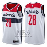 Camiseta Washington Wizards Ian Mahinmi NO 28 Association 2017-18 Blanco