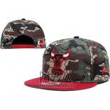 Gorra Chicago Bulls Snapback Rojo Camuflaje