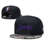 Gorra Los Angeles Lakers Snapback Negro Camuflaje