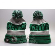 Gorro Beanie Boston Celtics Gris Verde