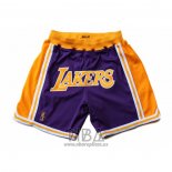 Pantalone Los Angeles Lakers Amarillo Violeta