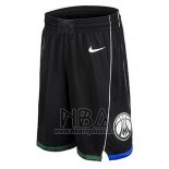 Pantalone Milwaukee Bucks 2017-18 Negro2