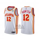 Camiseta Atlanta Hawks De'Andre Hunter NO 12 Association 2020-21 Blanco