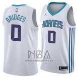 Camiseta Charlotte Hornets Miles Bridges NO 0 Association 2018 Blanco