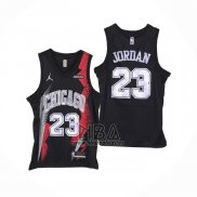 Camiseta Chicago Bulls Michael Jordan NO 23 Fashion Royalty Negro