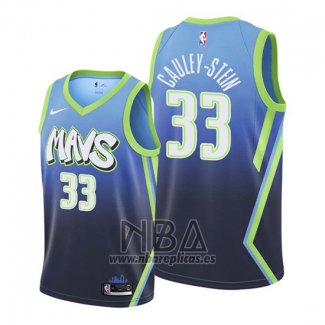 Camiseta Dallas Mavericks Willie Cauley-Stein NO 33 Ciudad 2020 Azul