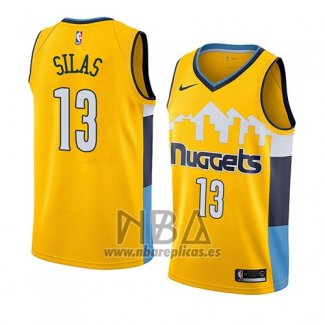 Camiseta Denver Nuggets Xavier Silas NO 13 Statement 2018 Amarillo