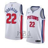 Camiseta Detroit Pistons Glenn Robinson III NO 22 Association 2018 Blanco