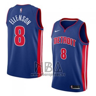 Camiseta Detroit Pistons Henry Ellenson NO 8 Icon 2018 Azul