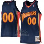 Camiseta Golden State Warriors Personalizada Hardwood Classics 2009-10 Azul