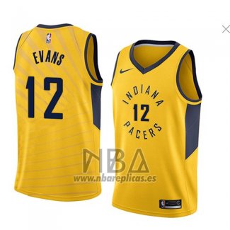 Camiseta Indiana Pacers Tyreke Evans NO 12 Statement 2018 Amarillo