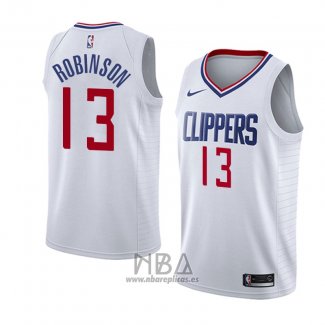 Camiseta Los Angeles Clippers Jerome Robinson NO 13 Association 2018 Blanco