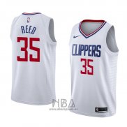 Camiseta Los Angeles Clippers Willie Reed NO 35 Association 2018 Blanco