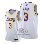 Camiseta Los Angeles Lakers Anthony Davis NO 3 Association 2019 Blanco