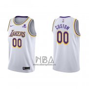 Camiseta Los Angeles Lakers Personalizada Association 2021-22 Blanco