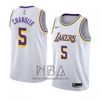 Camiseta Los Angeles Lakers Tyson Chandler NO 5 Association 2018 Blanco