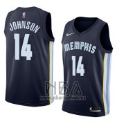 Camiseta Memphis Grizzlies Brice Johnson NO 14 Icon 2018 Azul