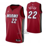 Camiseta Miami Heat Jimmy Butler NO 22 Statement 2020-21 Rojo