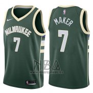 Camiseta Milwaukee Bucks Thon Maker NO 7 Swingman Icon 2017-18 Verde