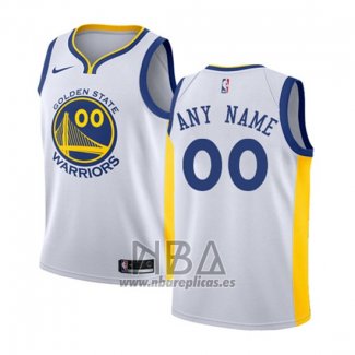 Camiseta Nino Golden State Warriors Personalizada 2017-18 Blanco